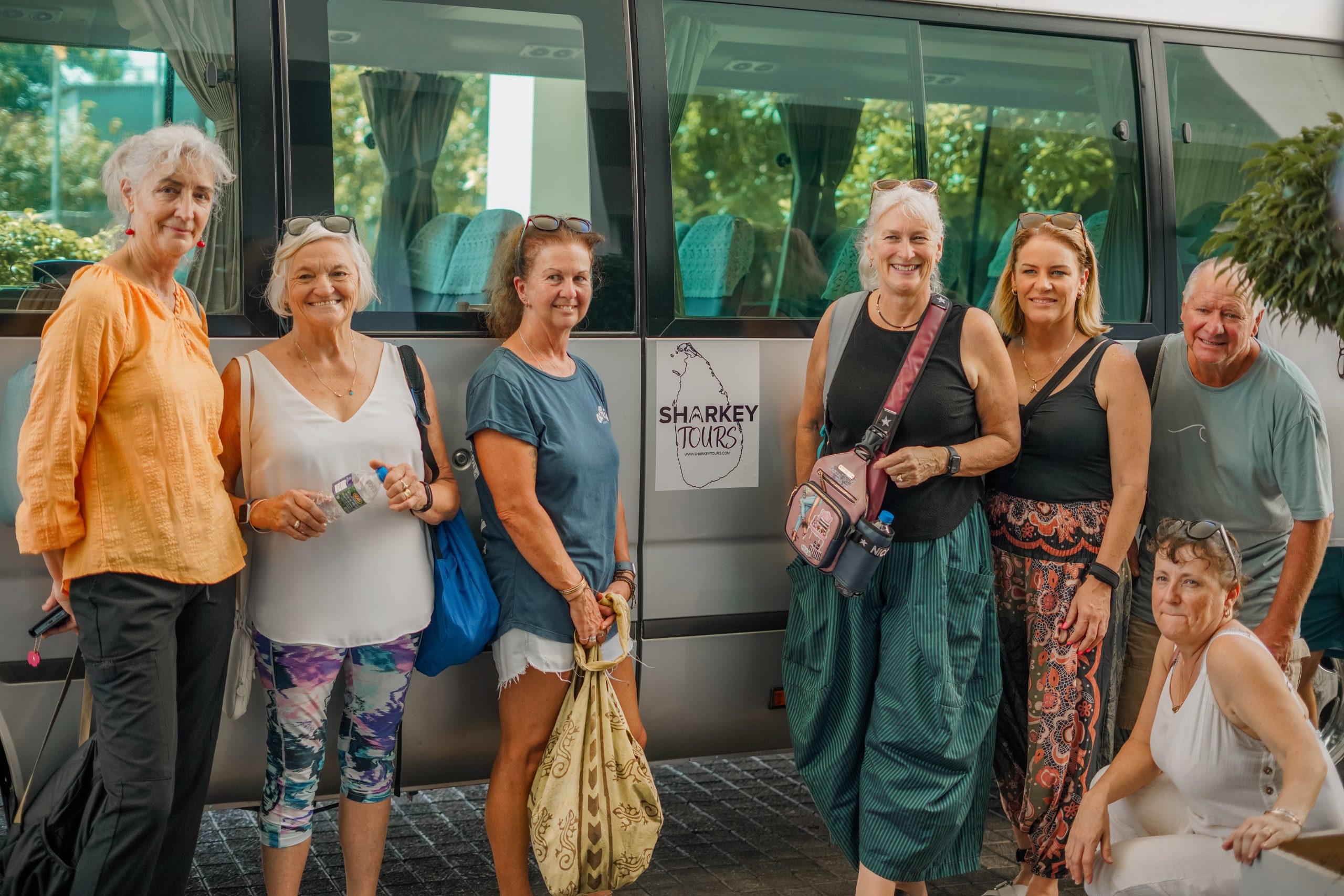 Group of tourists -sharkey tours