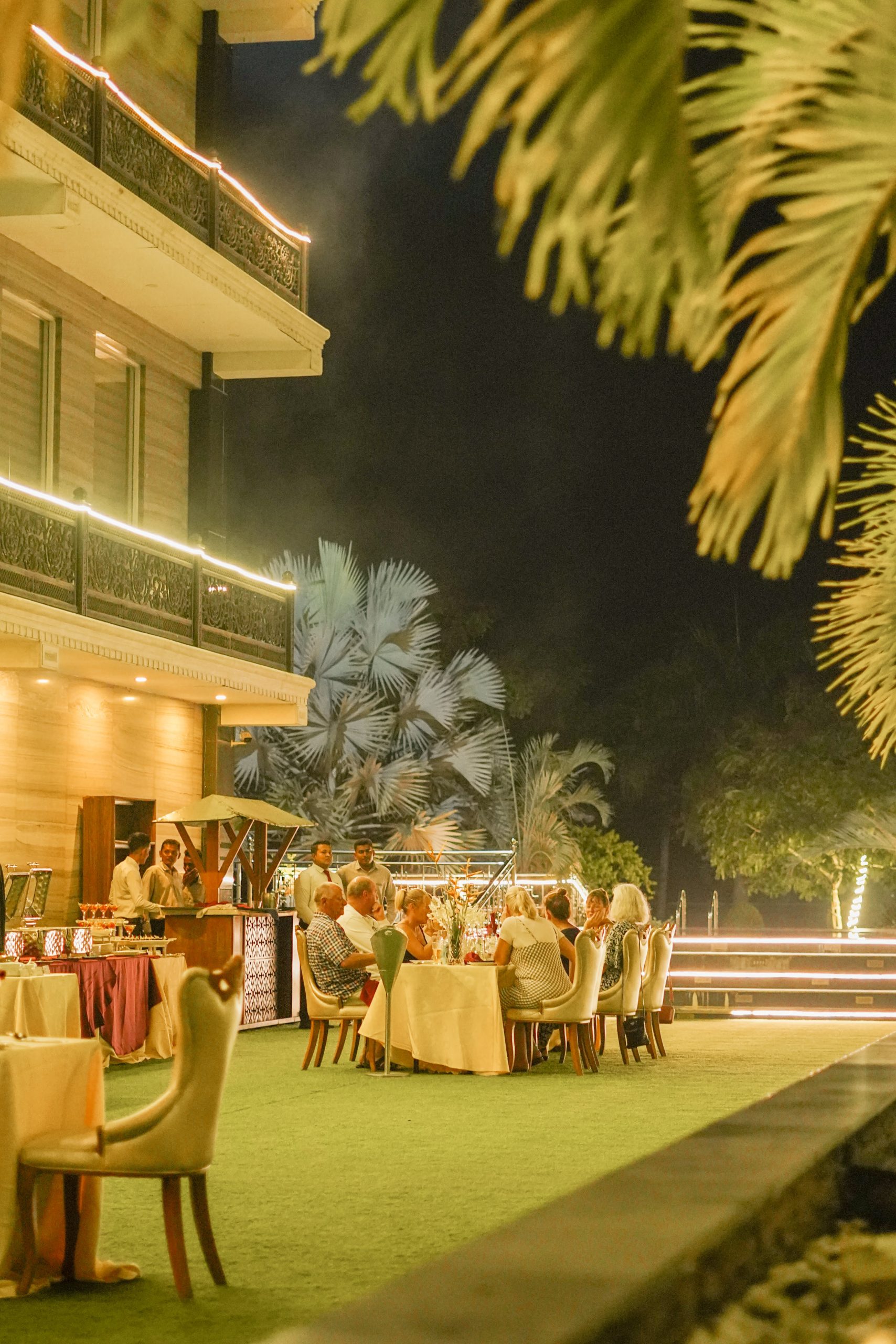 dinner arranged by sharkey tours